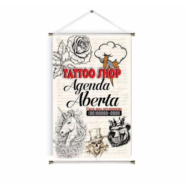 Imagem de Banner pronto Tatuagem BA 444 medida 45x70 cm arte Pronta