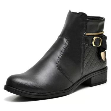 Imagem de Bota Montaria Cft - Casual - Charelli Calçados, Preto, 37, Feminino