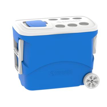 Imagem de Caixa Térmica Tropical 50L com Rodas, Soprano, Azul, Grande