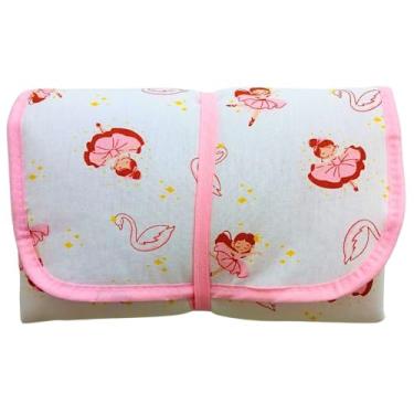 Imagem de Trocador Fraldas Portatil Bolsa Comoda Impermeável Enxoval Menino Menina (Bailarina)