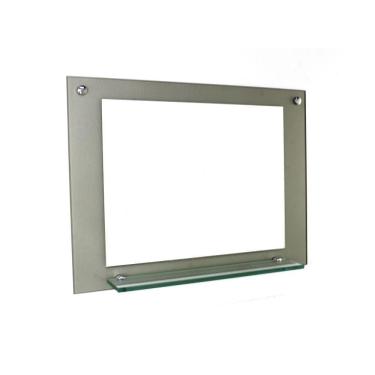 Imagem de Espelho Para Banheiro Com Prateleira 50Cm Champanhe