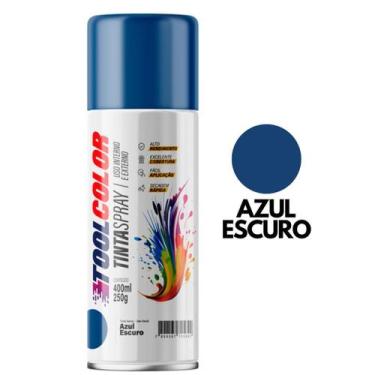 Imagem de Tinta Spray Uso Geral Tool Color 400ml .250g, Azul Escuro