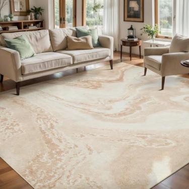 Imagem de Ciicool Tapete abstrato interno, tapete de entrada lavável 12 x 18 cm, tapete de entrada macio moderno com suporte antiderrapante para entrada do quarto e sala de estar, tapete de piso de pelo baixo