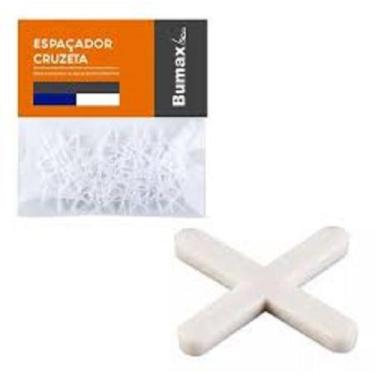 Imagem de Espacador para piso tipo cruzeta ecomax pacote 100pc - BRUMAX