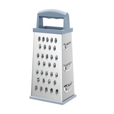 Imagem de Ralador Portátil 4 Face 9" Aço Inox Alça Ergonômica Euro Home