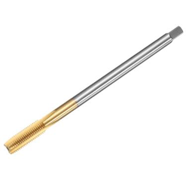 Imagem de uxcell Torneira de rosca métrica M8 x 1 H2 120 mm rosca reta rosca fresadora torneiras ferramenta de reparo de rosqueamento