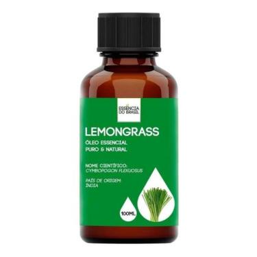 Imagem de Óleo Essencial Lemongrass 100Ml - Puro E Natural - Essência Do Brasil