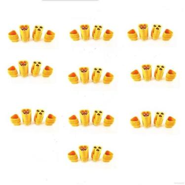 Imagem de Adaptador De Conector Mt60 De 3.5mm, Plugue Bala De 3 Pinos Para Bater