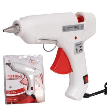 Imagem de Pistola De Cola Quente Bivolt 100W Com Botão Liga/Desliga - Tesla Stor