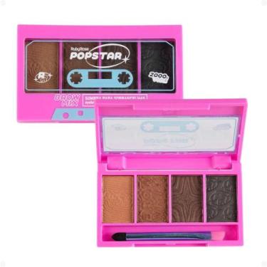 Imagem de Sombra Para Sobrancelhas Ruby Rose Popstar Brow Mix Hbe2510