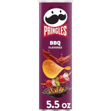 Imagem de Pringles Snack Stacks Potato Crisps Chips, BBQ Flavored, 5.5 oz Can
