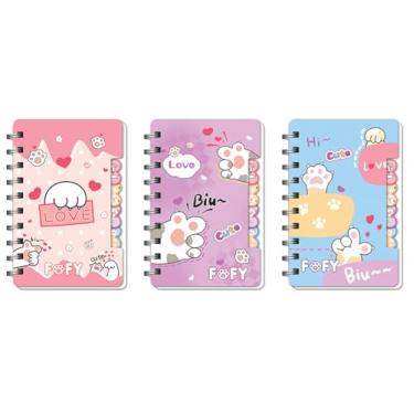 Imagem de Caderneta de Anotações Cute Patinhas Rosa, formato 9x14 c/ 57fls, VMP 0.203.82.173