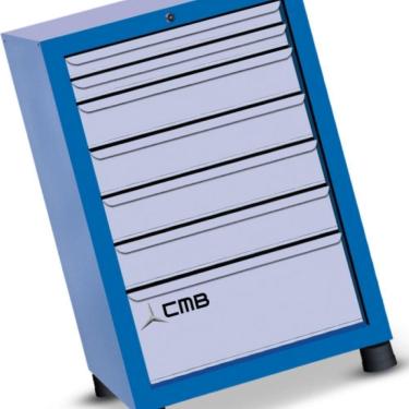 Imagem de Gaveteiro Modular Pequeno Com 7 Gavetas Gav603 Cmb