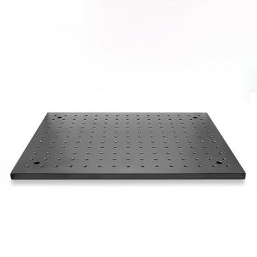 Imagem de Cama de favo de mel a laser, máquina de gravação a laser, bancada de favo de mel, placa de plataforma redutora de peso de liga de alumínio de 13 mm de espessura 450 x 450 mm, passo de furo de 25 x 25