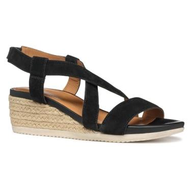 Imagem de Geox Sandália feminina D Ischia Corda A Wedge, preto, 37 EU