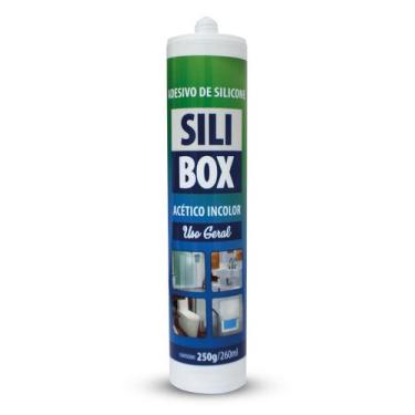 Imagem de Adesivo Silicone Silibox Acético Incolor 250g - Alta Resistência e Imp