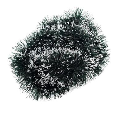 Imagem de Kit 3 Festão Natal Nevado Grosso Enfeite Árvore 2m x 13,5cm Decoração 