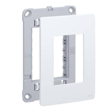 Imagem de Placa + Suporte 4X2 3 Posição Branco Weg Esatta