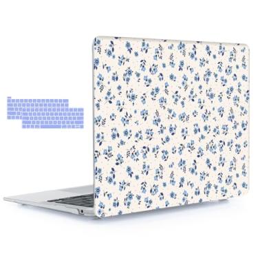 Imagem de YSCLBAHUK Capa para MacBook Pro de 13 polegadas M2 M1 A2338 2022 2021-2016 versão A2251 A2289 A2159 A1989 A1706 com Touch Bar serve para Touch ID, capa de teclado rígido de plástico com estampa