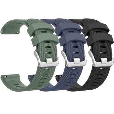 Imagem de Tobfit Pacote com 3 pulseiras esportivas de silicone de substituição compatível com pulseira de relógio infantil Bounce, pulseira de substituição macia para relógio infantil Bounce para homens e