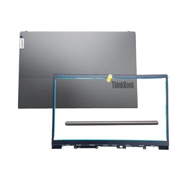 Imagem de Lyinsen Tampa traseira traseira de substituição para LCD para laptop de 15,6 polegadas com antena sem fio e moldura e capa de dobradiça para Lenovo ThinkBook 15 G2 G3 ITL/are/ACL 5CB1B34808 5CB1B34807