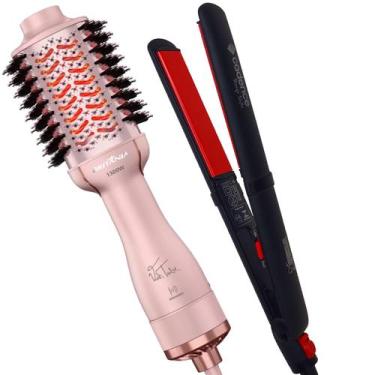 Imagem de Escova Secadora Alisadora Britânia Ions Tourmaline 4 Em 1 1300w Tube R