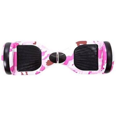 Imagem de Hoverboard Overboard Skate Elétrico Led Rosa Camuflado Nº3