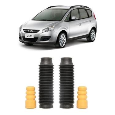 Imagem de Par Batente Coifa Traseiro Jac J6 2011 2012 2013 2014 2015