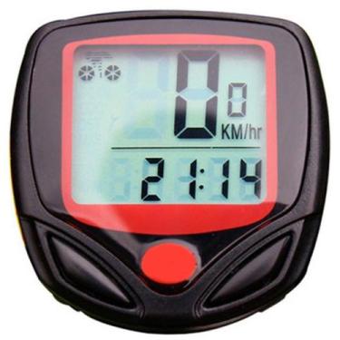 Imagem de Velocímetro Ciclocomputador Odômetro Digital 15 Funções Bicicleta Bike