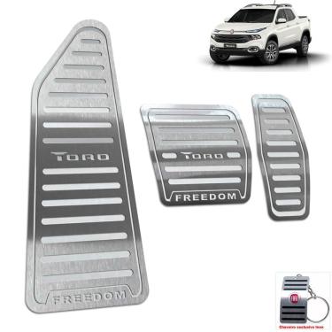 Imagem de Descanso + Pedaleira Aut Toro Freedom 2016 a 2021 Prata