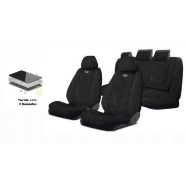 Imagem de Kit Capas Aconchego Elegante i30 07-12 +(Capa Volante) + Chaveiro - Fe