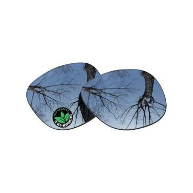 Imagem de Raydi Lentes de reposição de policarbonato para óculos inteligentes Ray-Ban Meta RW4012 Wayfarer (Gen 2) 53 mm, Espelho de titânio prateado - polarizado, One Size