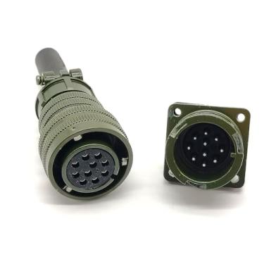 Imagem de GXMRHWY Conectores Macho E Fêmea De 10 Pinos Ms3106A18-19 Ms3102A18-19 Série Baioneta