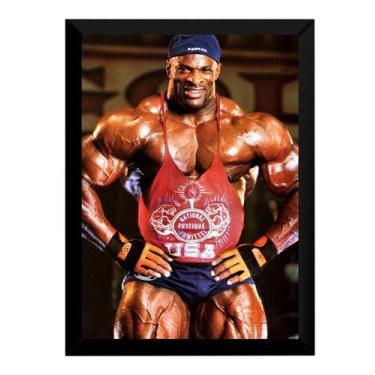 Imagem de Quadro Ronnie Coleman Decoração Academia Poster Moldurado