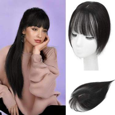 Imagem de Toppers OLLAVO 360 3D Bangs Clip Real Human Hair Women