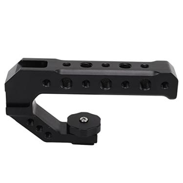 Imagem de Tbest Gaiola para Câmera Alça Superior Punho Universal Em Liga de Alumínio Design Ergonômico para SLR Estrutura Protetora Sem Espelho Com Sapata Fria Interfaces Múltiplas de Parafuso