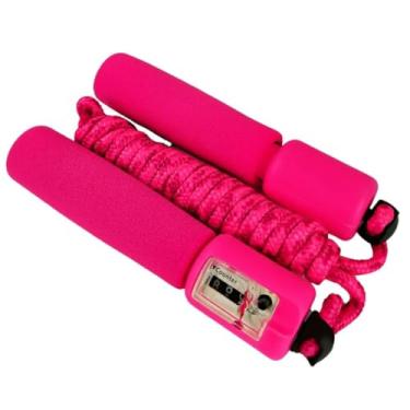 Imagem de Corda de pular Pula Corda adulto infantil contador pulo Rosa