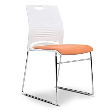 Imagem de Cadeiras de secretária de escritório cadeira de escritório cadeira de secretária ergonómica com corrimão cadeira de computador simples e moderna que economiza espaço e cadeira de sala de jantar para