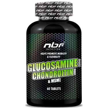 Imagem de GLUCOSAMINA CONDROITINA MSM 60 CAPS. NBF NUTRITION