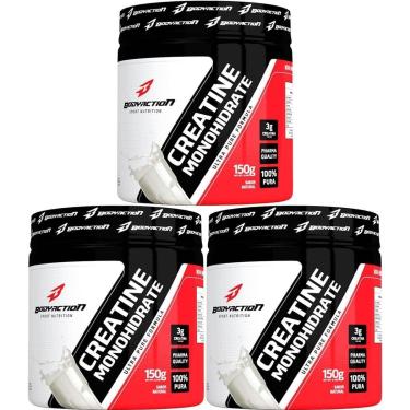 Imagem de Kit 3X Creatine Monohydrate - 150g - BodyAction-Masculino