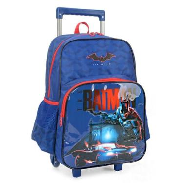 Imagem de MOCHILA COM RODAS BATMAN - AZUL - UP4YOU