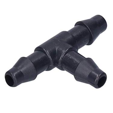 Imagem de Acessórios para Irrigação por Gotejamento Farpado 100pcs 4/7 Tee Conector de Tubo de Mangueira de Jardim Conector Tee de Irrigação de Irrigação de Resfriamento