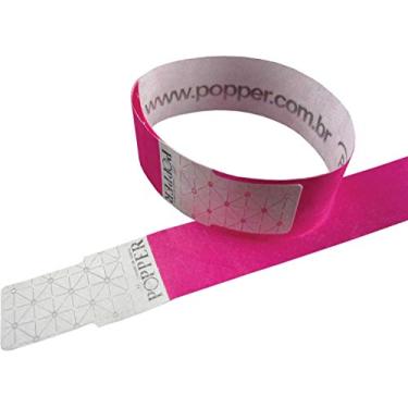Imagem de Pulseira Identificacao Pink Fluor Tyvek Pct Com 50-70796