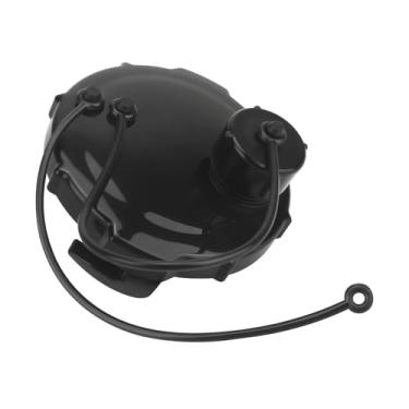 Imagem de WKZO Tampa de esgoto de reposição para trailers – plástico ABS resistente, ajuste universal para a maioria dos trailers e trailers, tampa de tanque de resíduos à prova de vazamento com grampo de