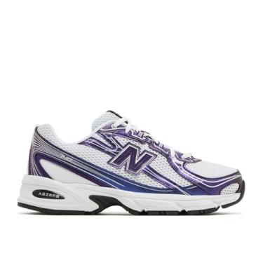 Imagem de New Balance U740CG2 740 Tênis feminino estilo de vida, Concord Grape/branco/Phantom, 41