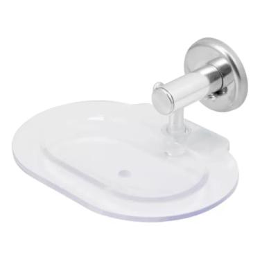 Imagem de Saboneteira Para Banheiro Porta Sabonete Suporte Saboneteira de Parede Acrílico Banheiro