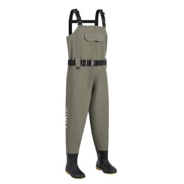 Imagem de Hip Waders Calças de pesca ao ar livre, botas de caça masculinas e femininas, cintura e alças ajustáveis(47 EU)