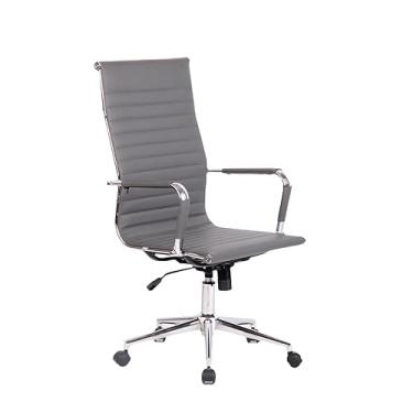 Imagem de Cadeira de Escritório Presidente Giratória com Relax New Best Cinza