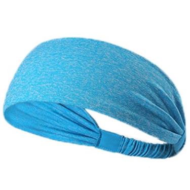 Imagem de Bandanas femininas elásticas para a cabeça, ideal para spa, esportes, ioga, pilates, corrida, exercícios