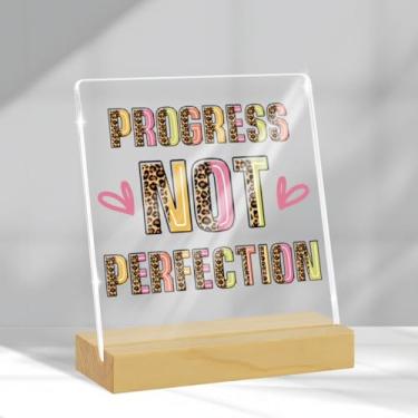 Imagem de Presentes motivacionais presentes de saúde mental, afirmações positivas, placa acrílica, prendas de autocuidado, decoração de mesa de saúde mental, presentes de animação para mulheres, homens